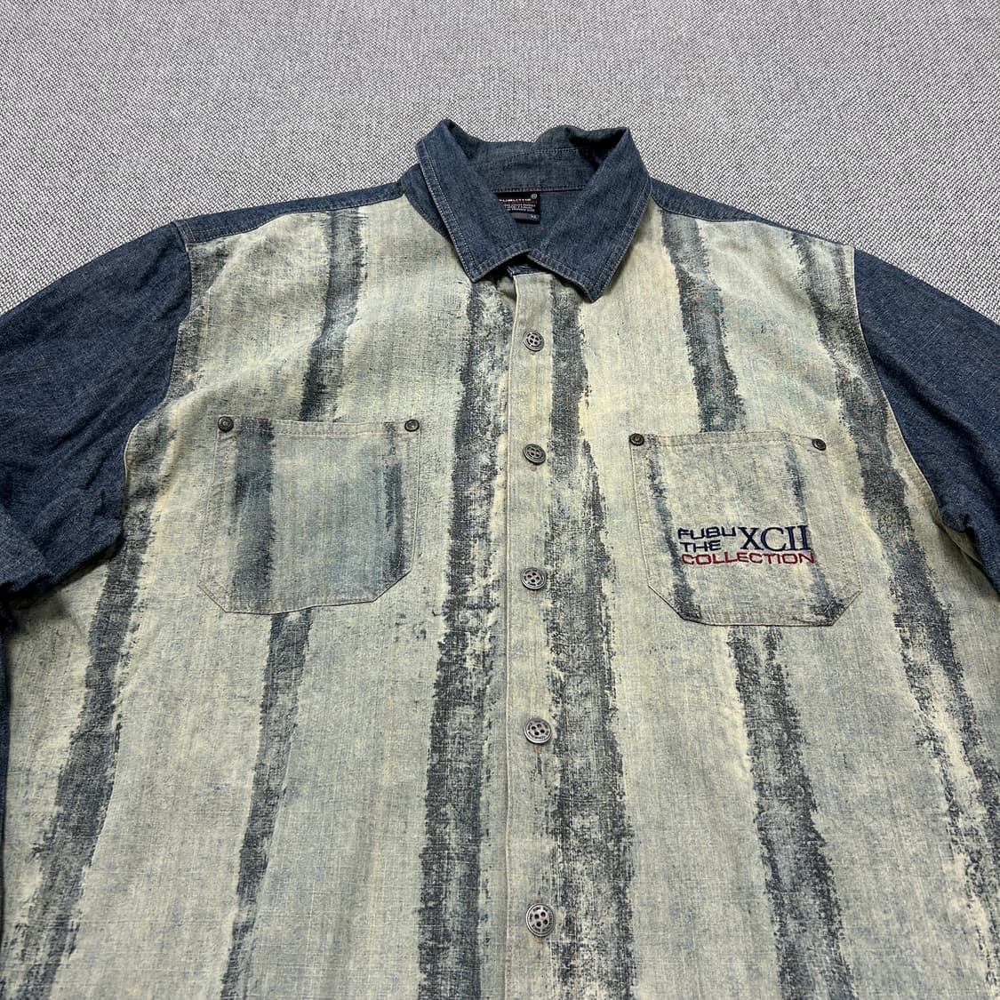 FUBU 후부 올드스쿨 데님셔츠(XL) 상품이미지4