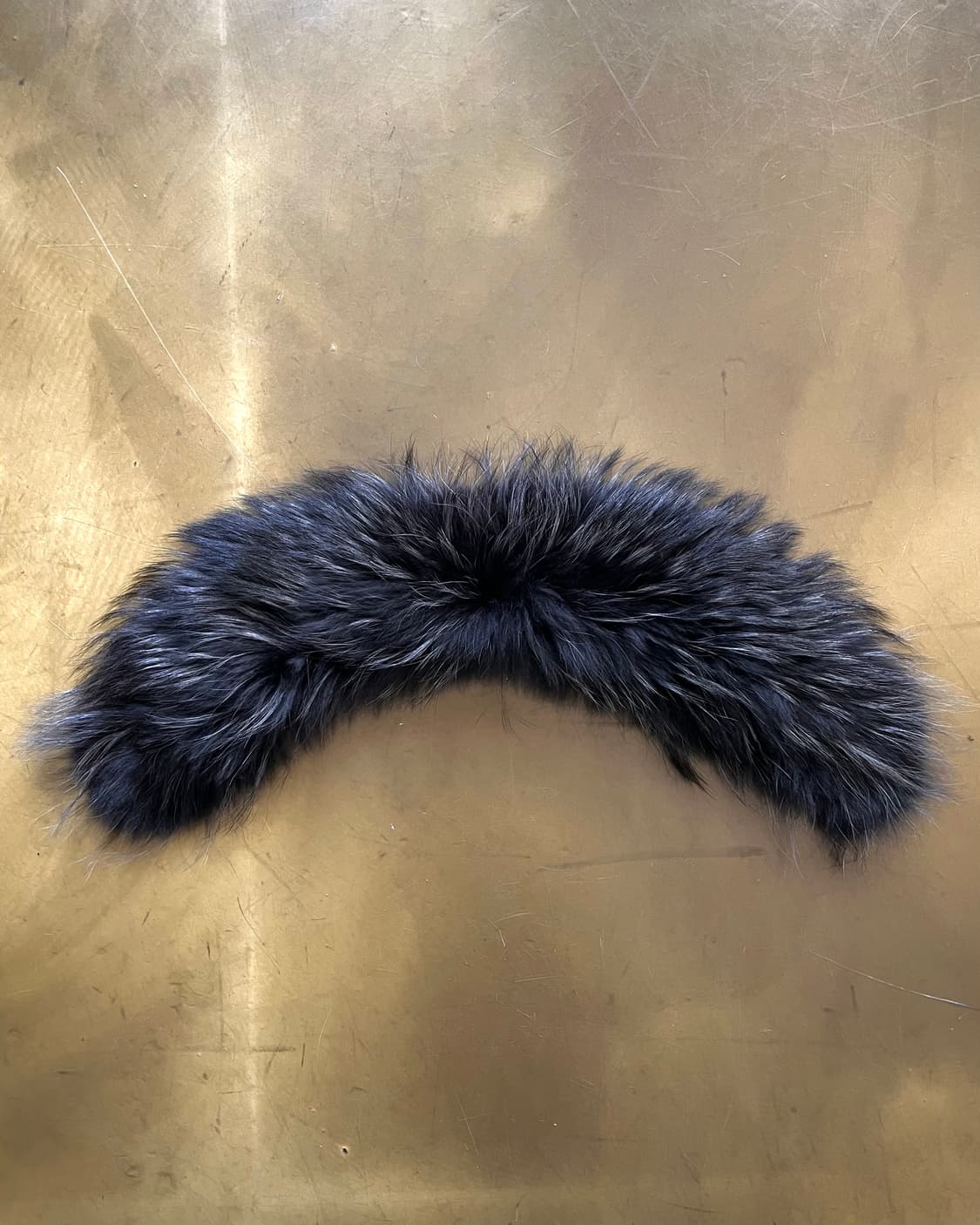 City Giee Real Raccoon Black Fur Muffler 상품이미지8