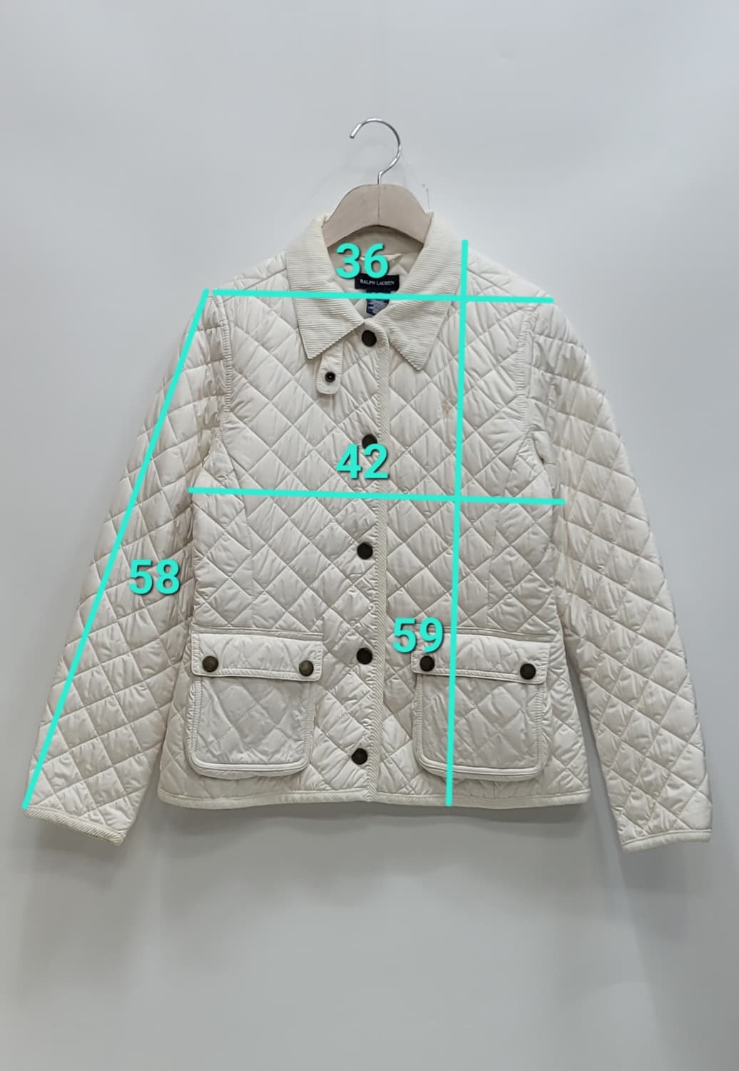POLO 랄프로렌 주니어 퀼팅 자켓 / 16사이즈 (여성S사이즈가능)
 상품이미지10