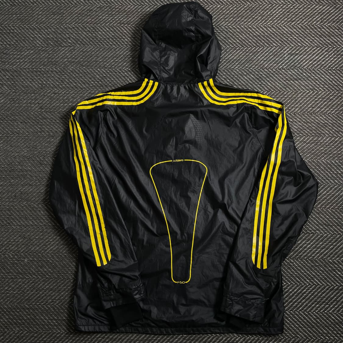 아디다스 F50 블랙 옐로우 우븐 바람막이y 4464 상품이미지7