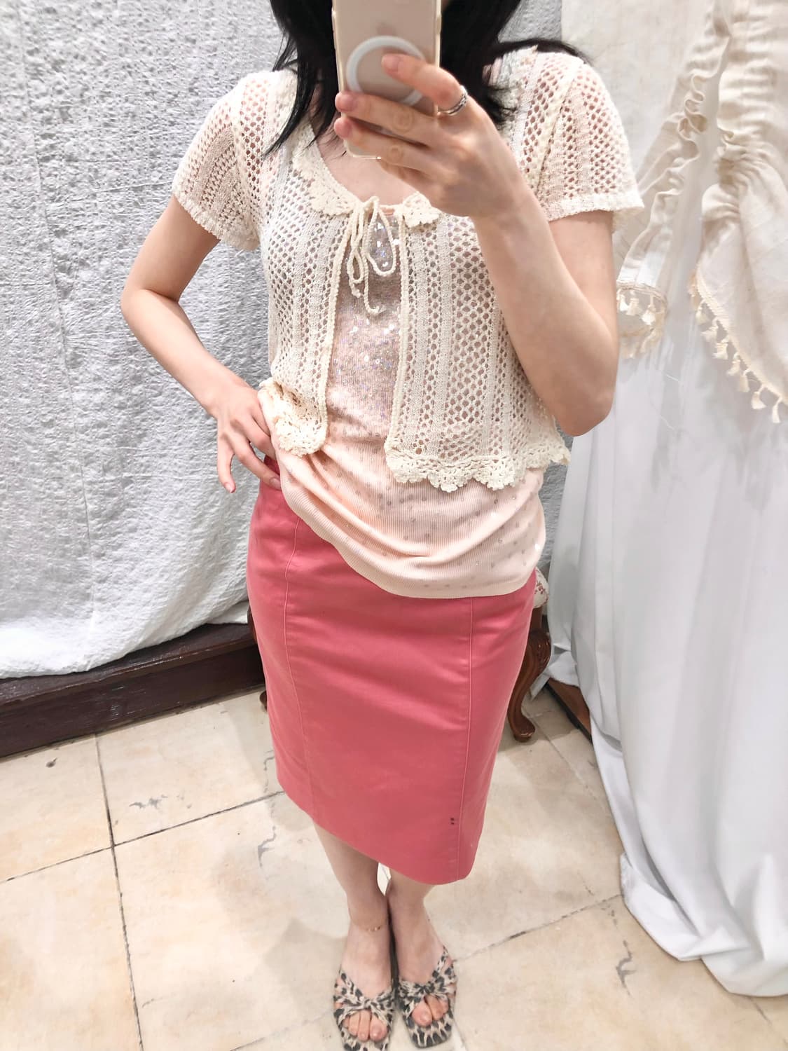 sparkle summer knit cardigan 상품이미지4