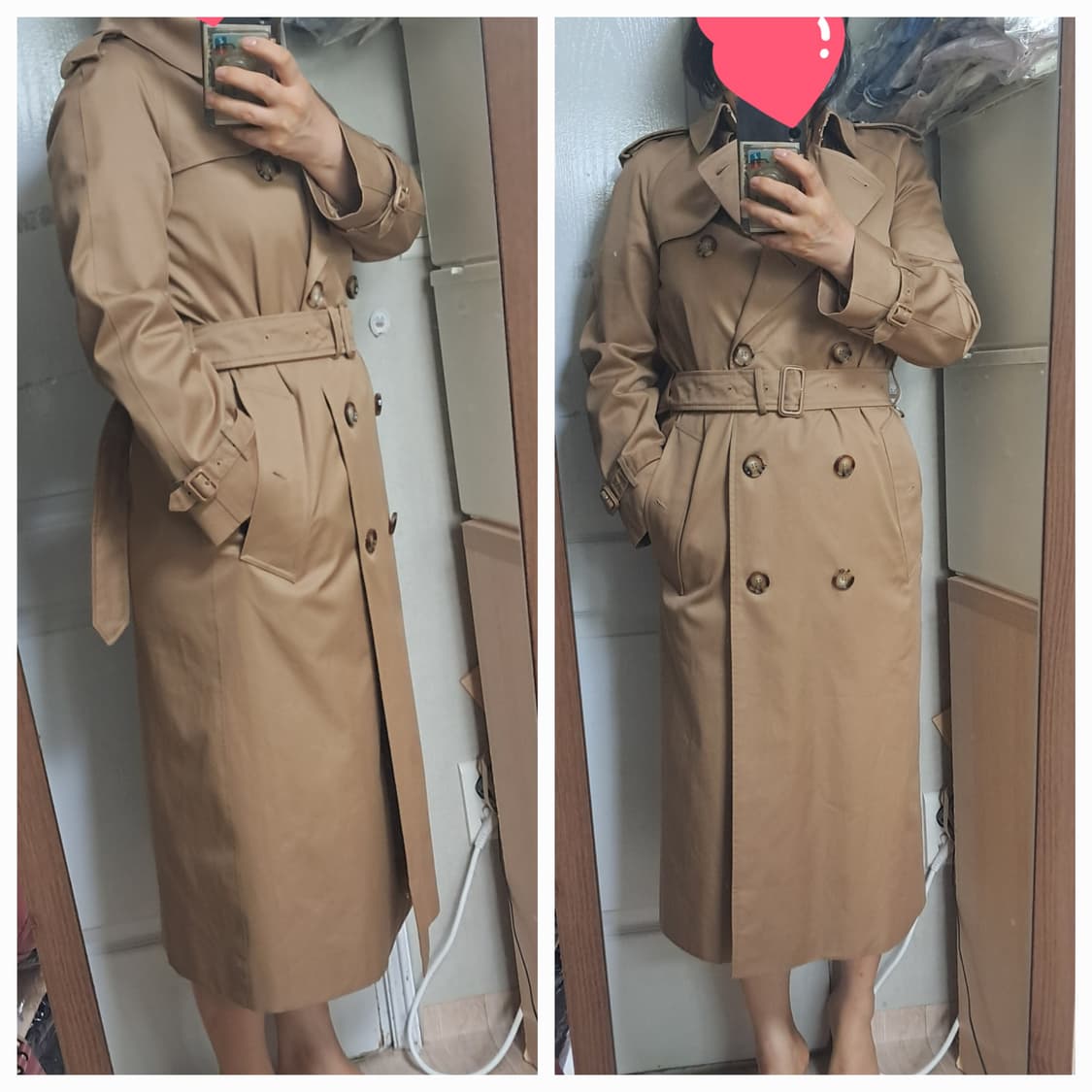 (21년제품)정품 버버리 트렌치 코트, 상태최상(319만원)55사이즈 상품이미지8