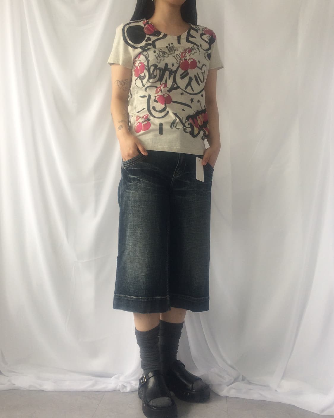 Kitsch printing t shirt 상품이미지8