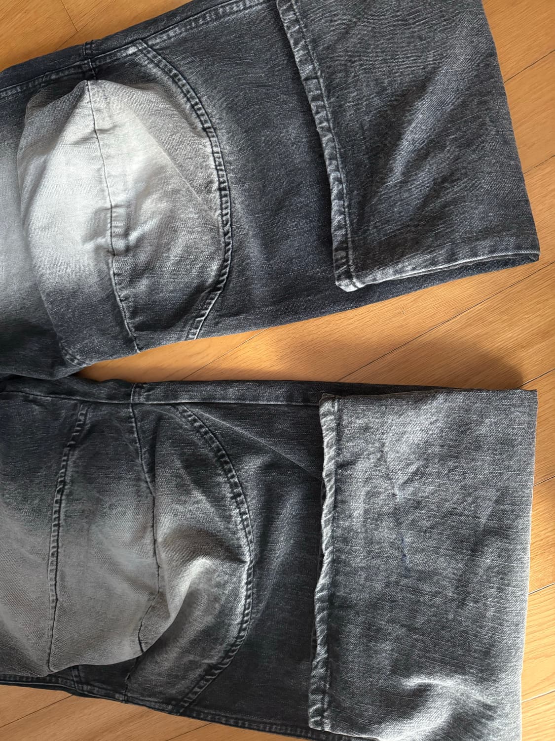 Mjd 3D 데님 블랙 팬츠 M 상품이미지3