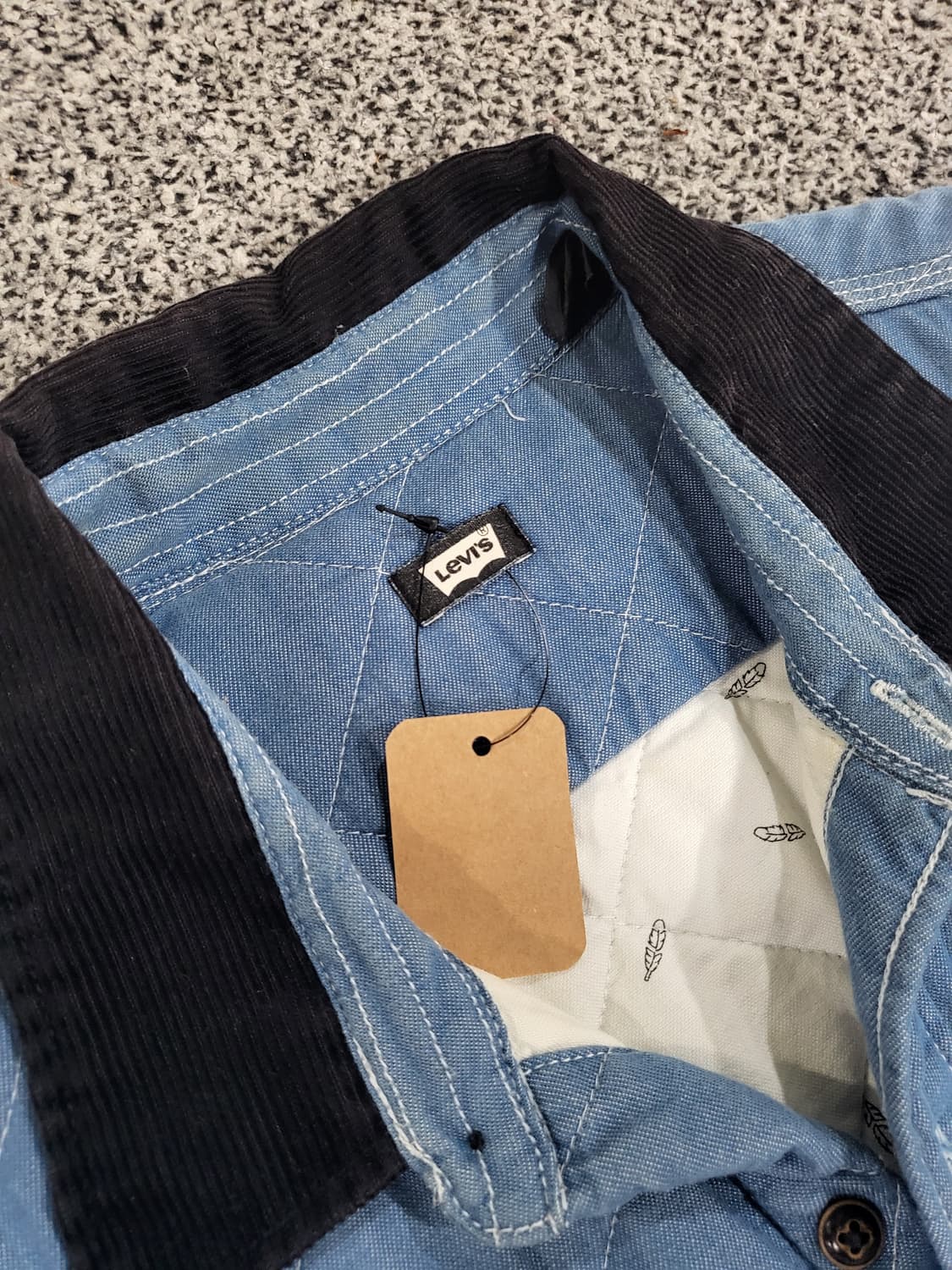 Levi’s 데님 퀼팅 셔츠 자켓 상품이미지4