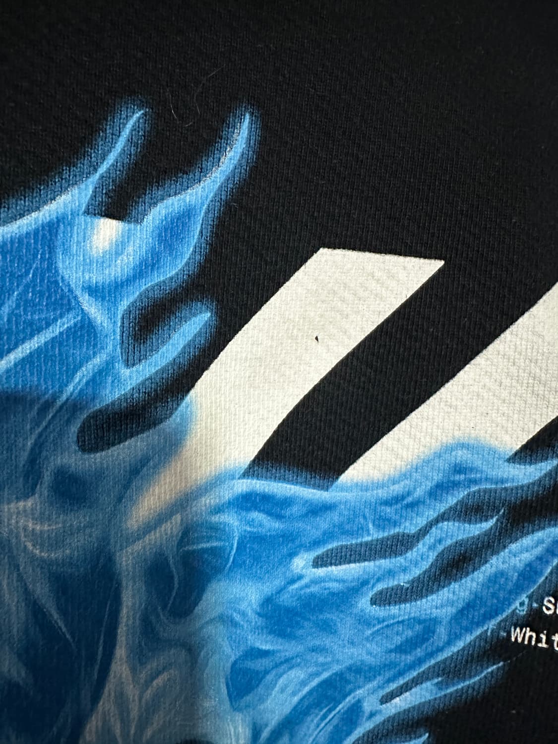 오프화이트 디아그 스컬 프린팅 후드티 xs 상품이미지9