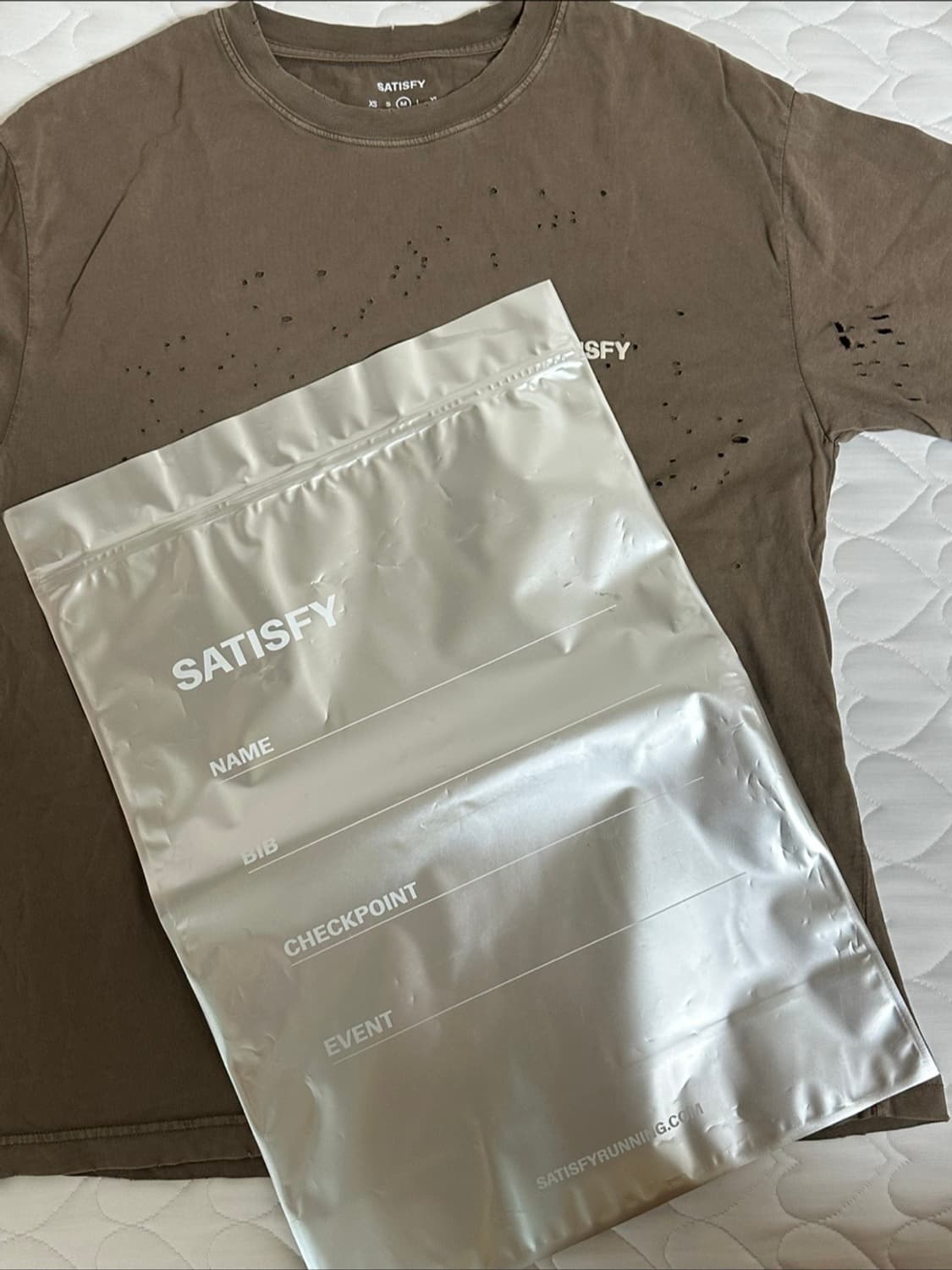Satisfy 새티스파이 모스테크 티셔츠 M 팝니다 상품이미지4