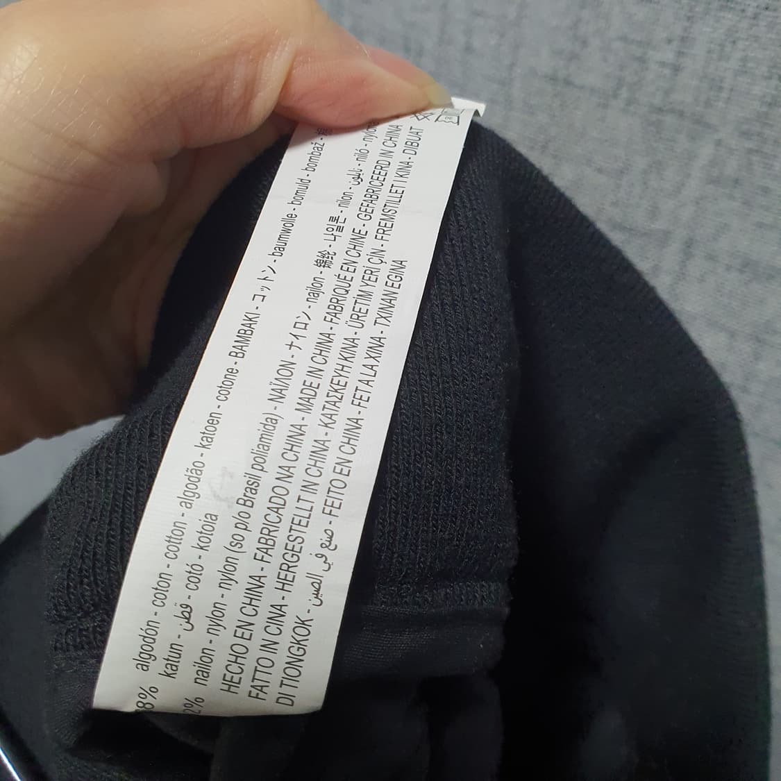 자라 블랙 카고 스트링 배기 팬츠  상품이미지4