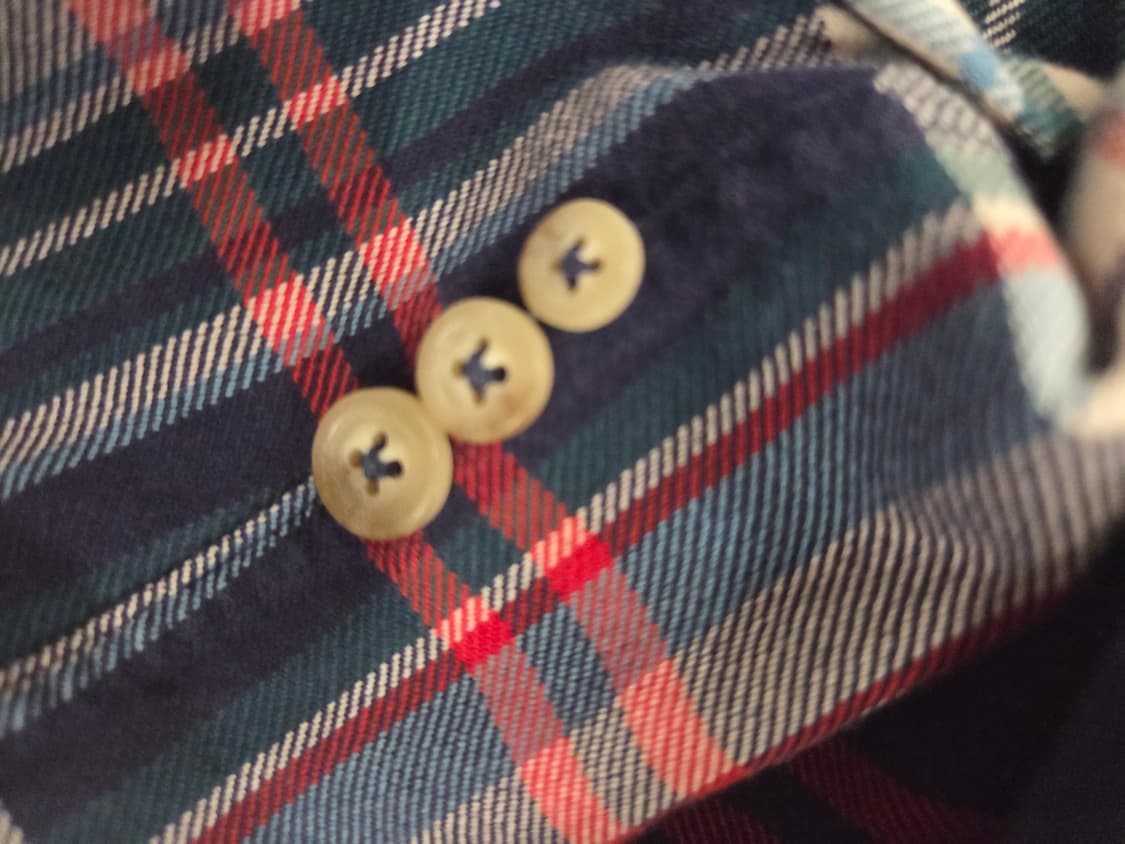 폴로 체크 남방(m사이즈) 상품이미지6