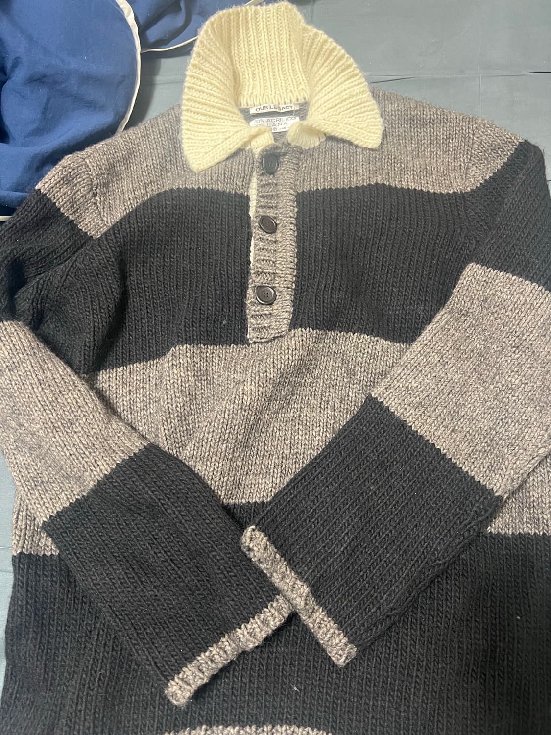 아워레가시 빅피케 니트 l xl 상품이미지1