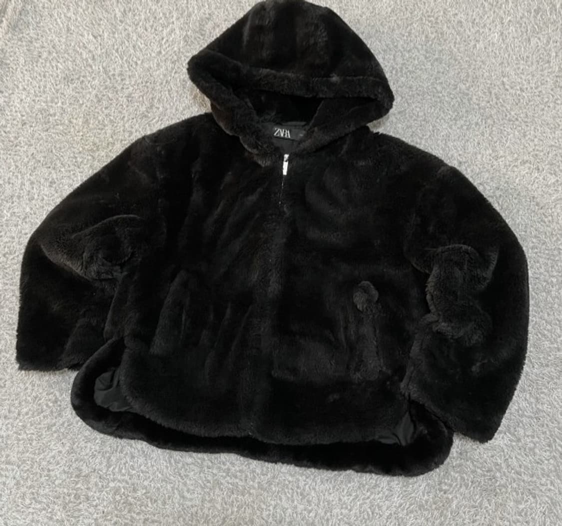 자라 후드 퍼 여자 자켓 100~105 상품이미지1