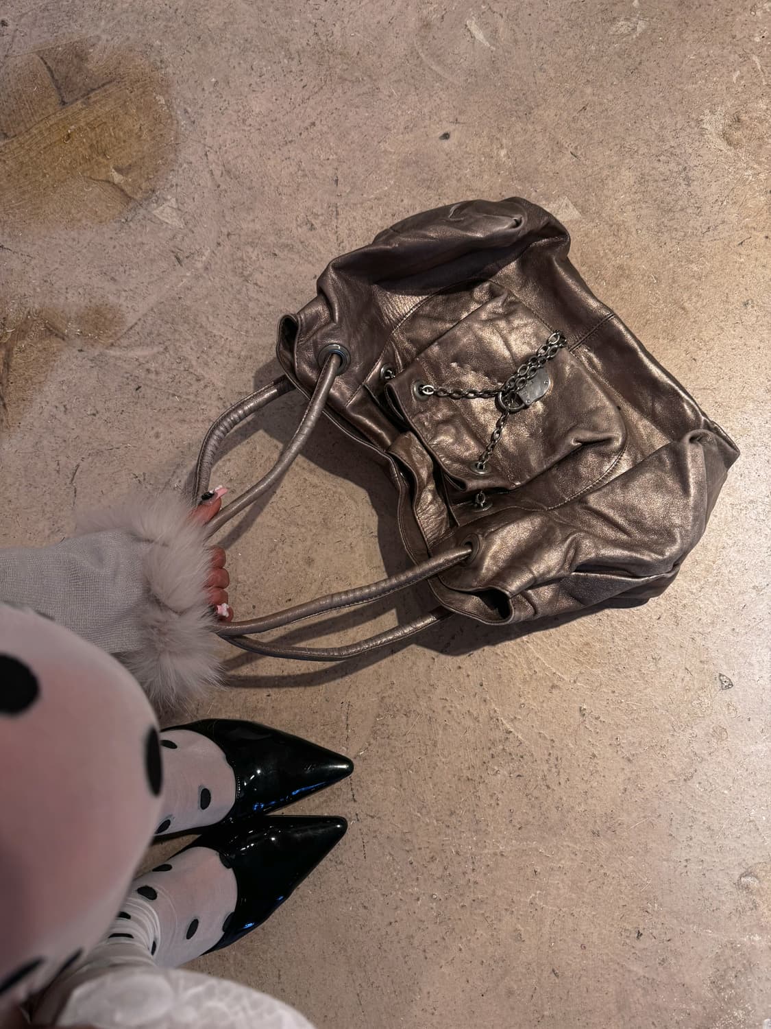 FURLA 리얼 가죽 핸드백 상품이미지5