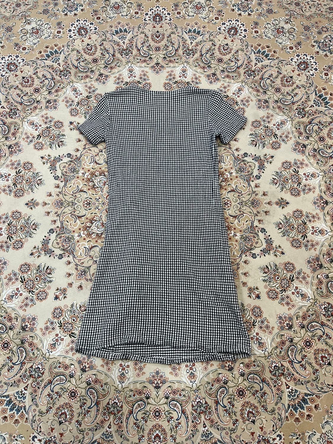 주카 이세이 미야케 체크패턴 원피스 상품이미지4