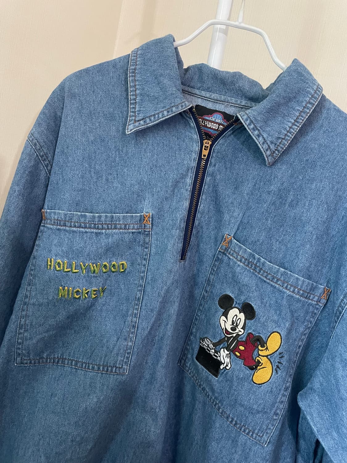 미키마우스 데님셔츠 상품이미지2