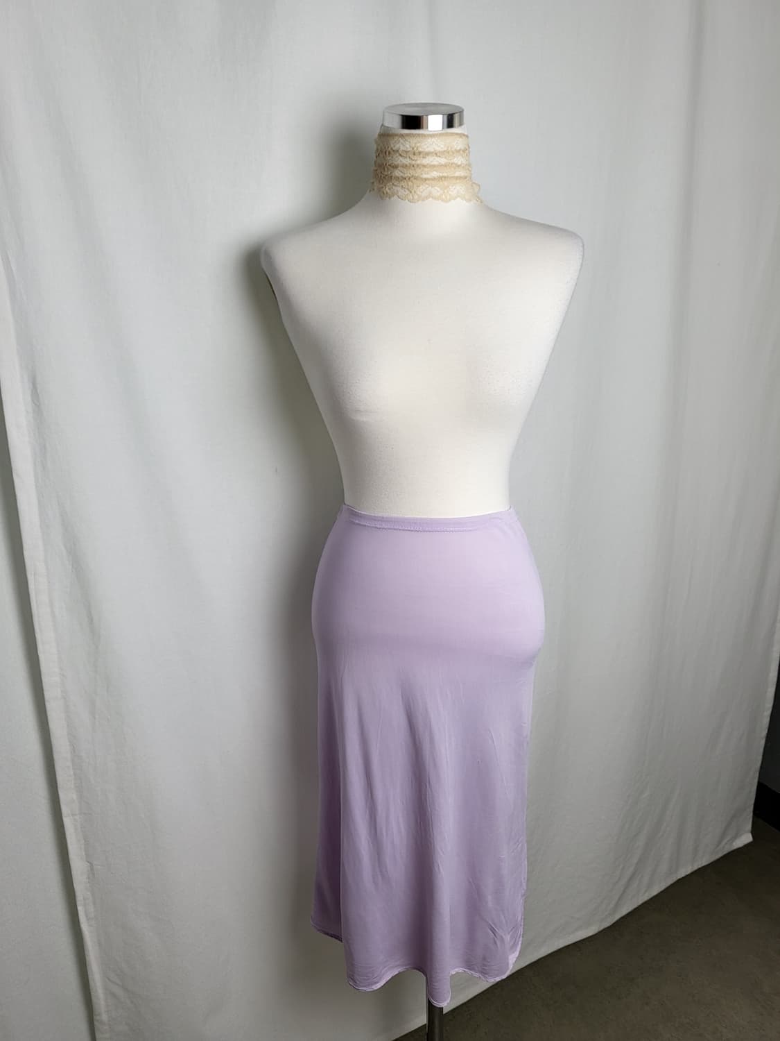 B급 빈티지 라벤더 슬립  스커트 상품이미지2