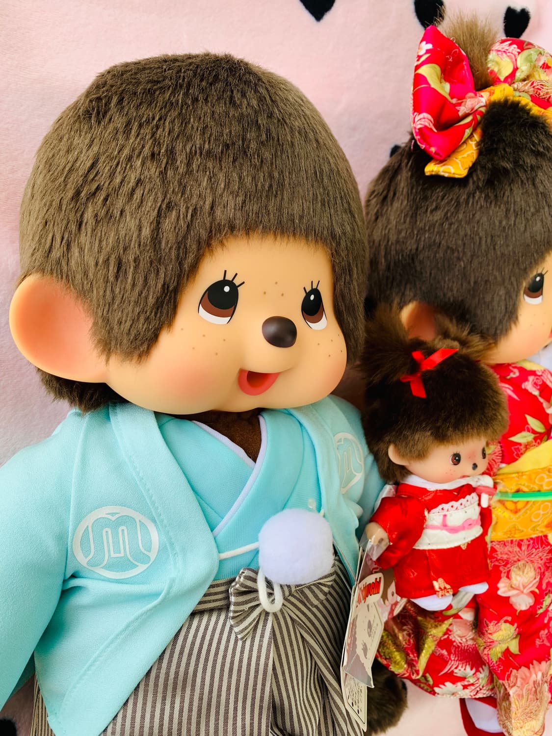 🎎고전 2종세트 몬치치L 기모노 남녀 상품이미지4