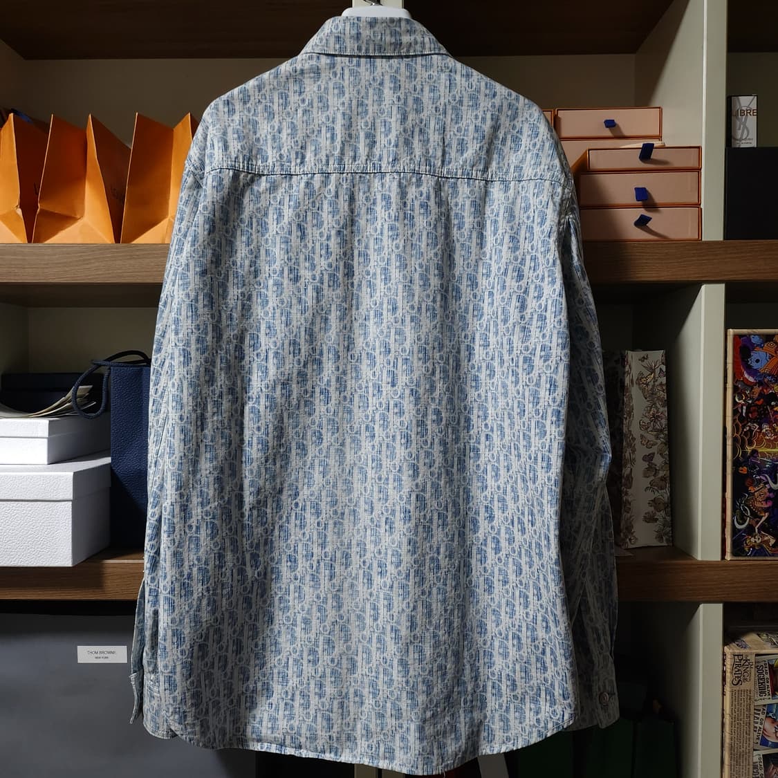 [새상품급/풀구성]디올 오블리크 카스리 오버셔츠 41사이즈 상품이미지3