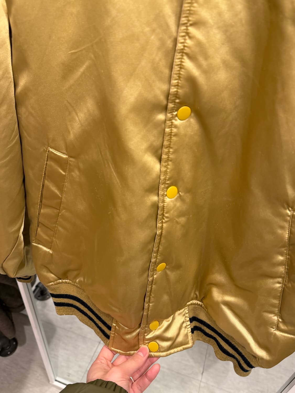 Vtg 빈티지 리버서블 스타디움 새틴 자켓 상품이미지9