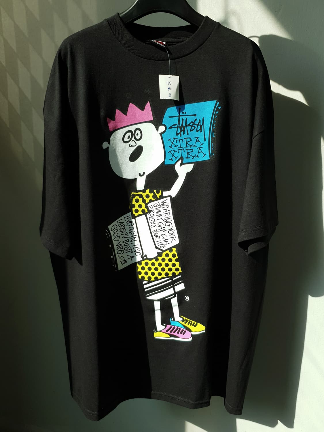 00, 90s STUSSY print tee 상품이미지2
