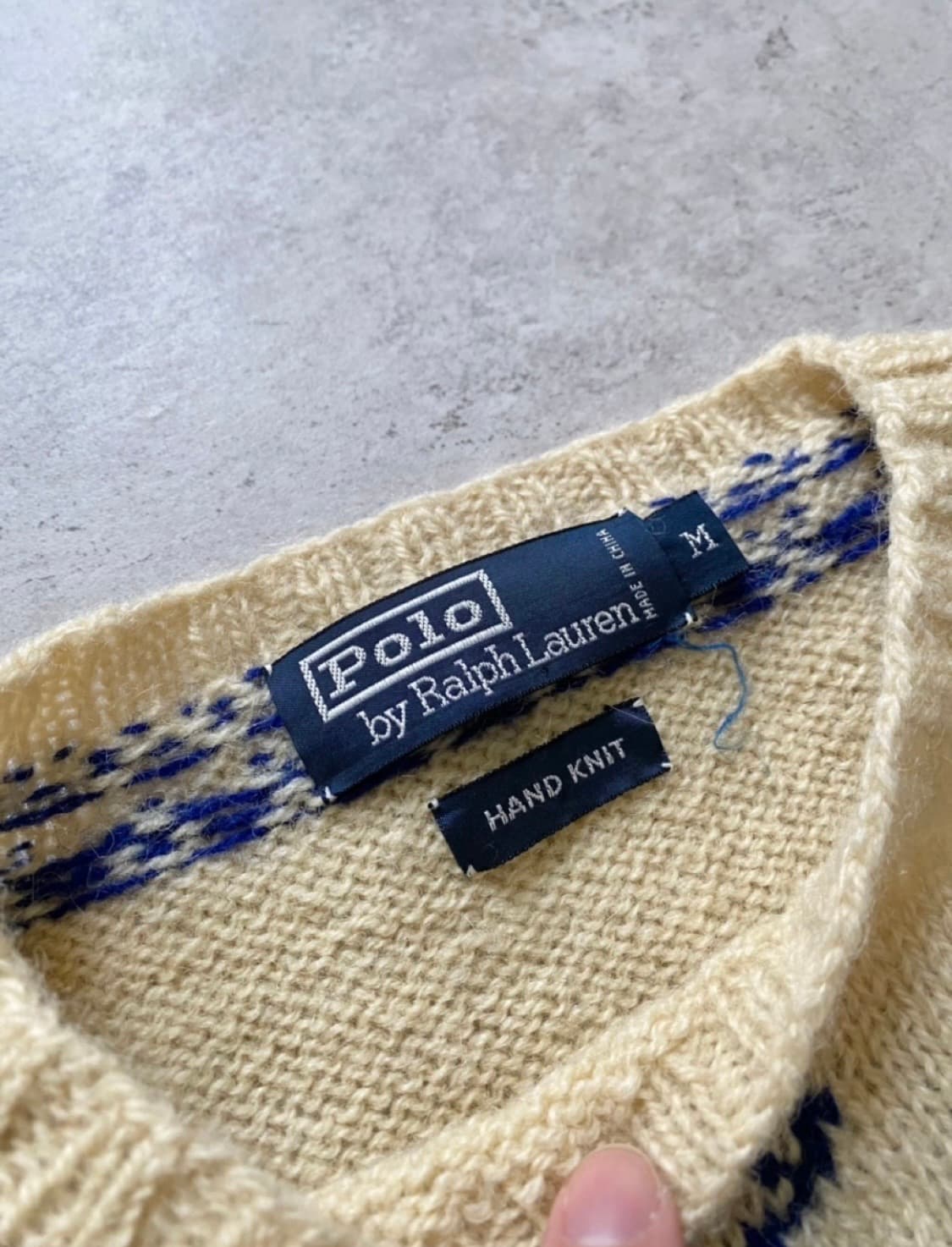 90's 폴로 랄프로렌 핸드니트 M(100-105) 상품이미지6