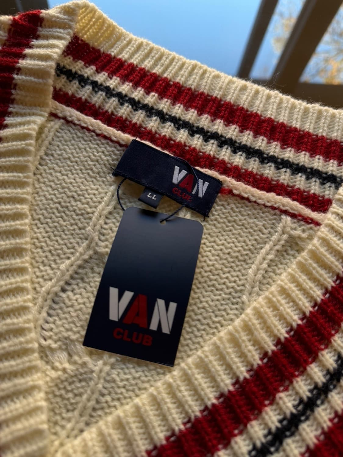 VAN 반자켓 크리켓 니트 100~103 상품이미지6