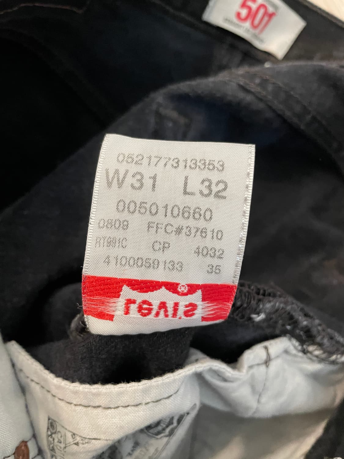 00s 빈티지 리바이스 501 31x32 (실측 30x28) 상품이미지5