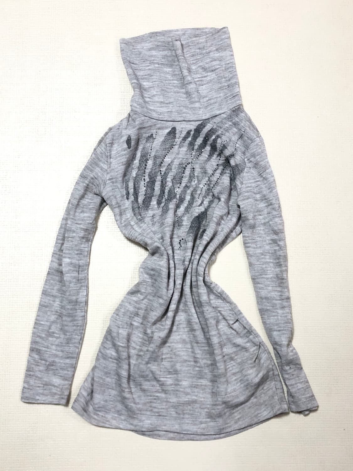 빈티지 라이트 그레이 오리엔탈 탑 상품이미지8