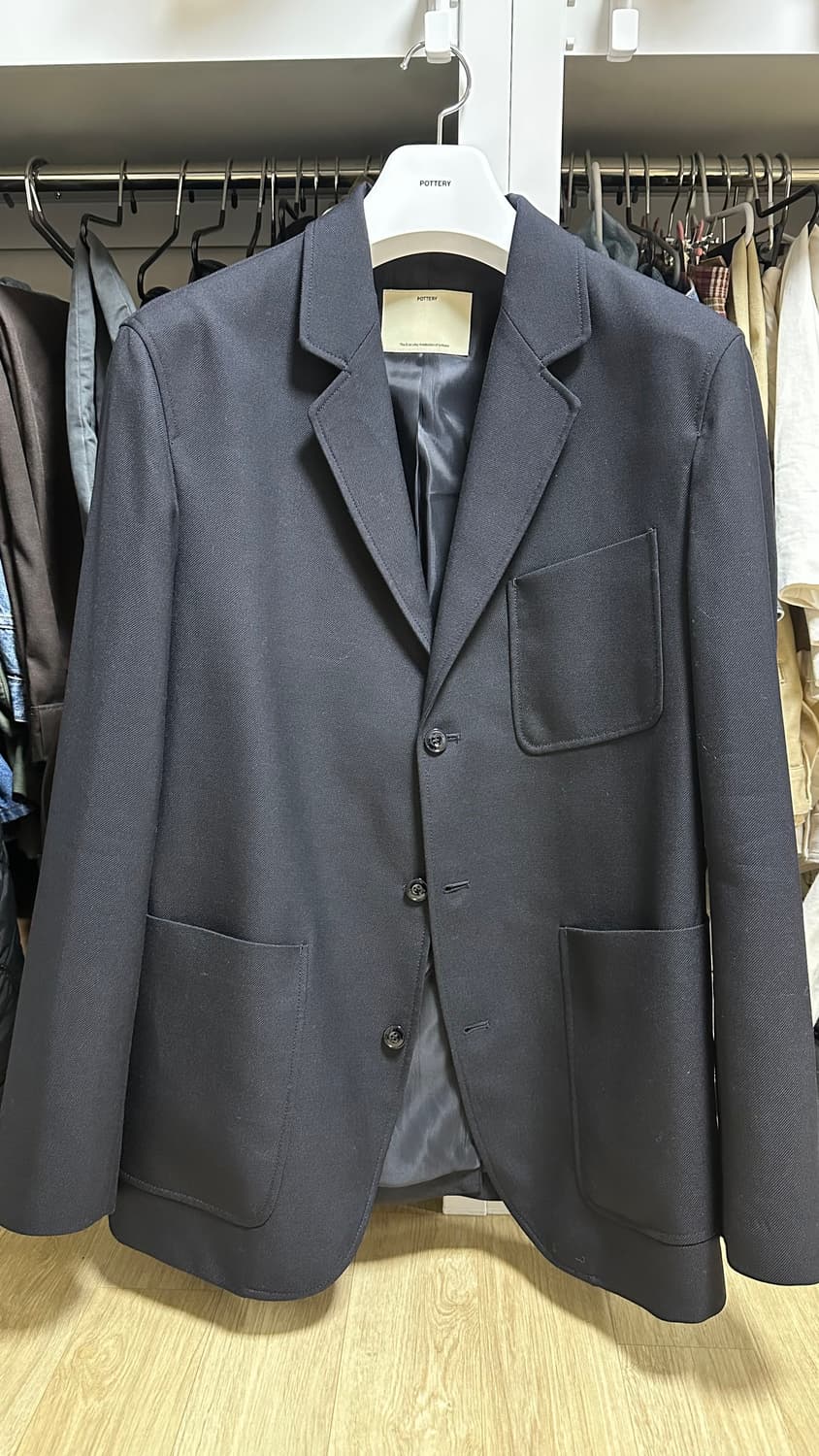 포터리 울스포츠자켓 다크네이비 3 상품이미지1