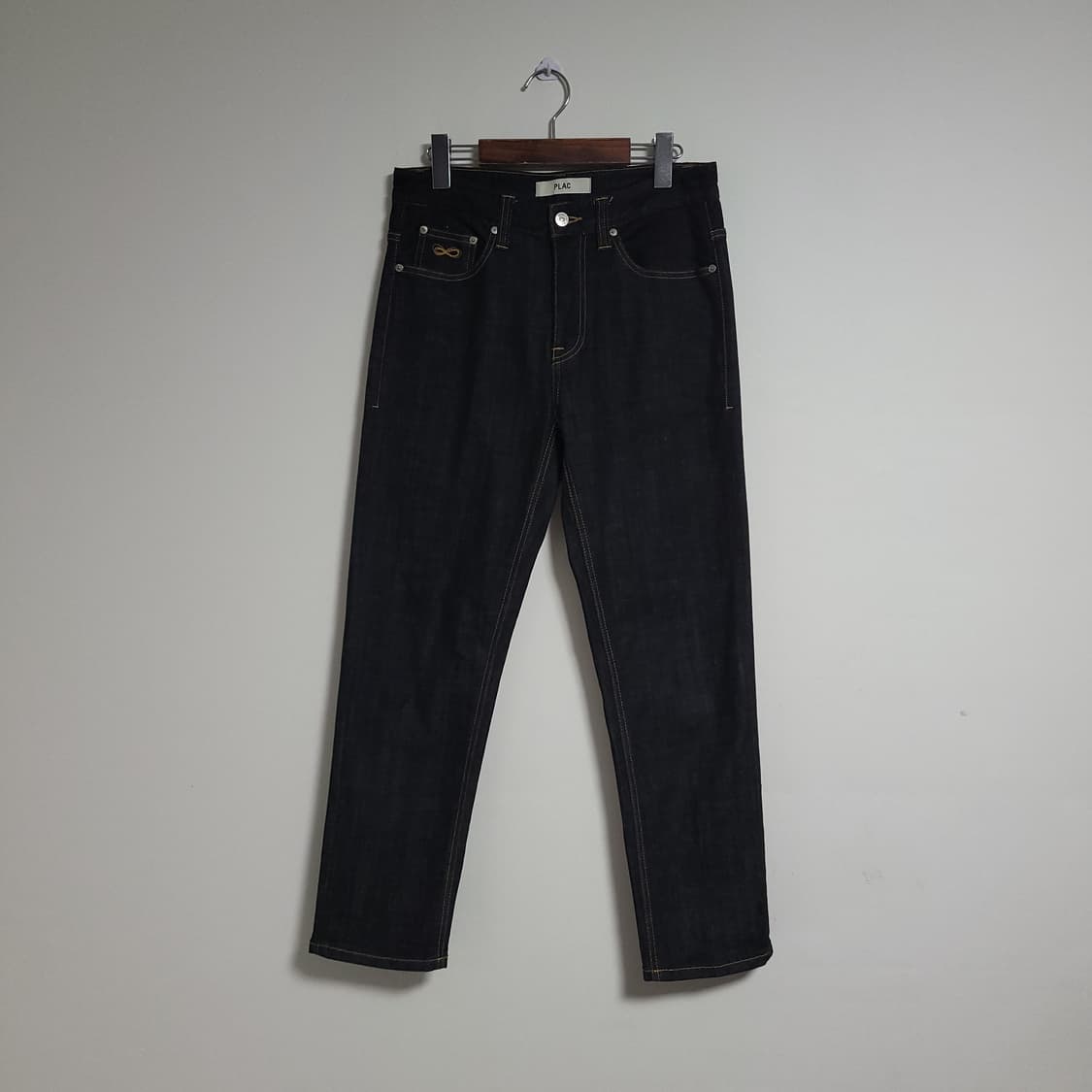 (30) PLAC 플랙 블랙 데님 청바지 스티지 상품이미지2