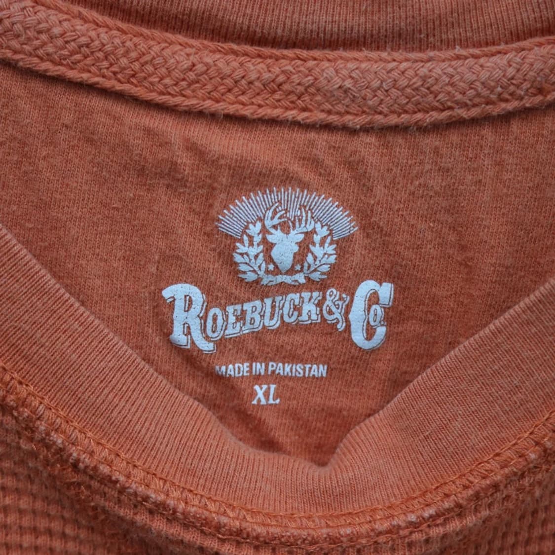 ROEBUCK&CO 빈티지 프린팅 와플 티셔츠 59678 상품이미지6