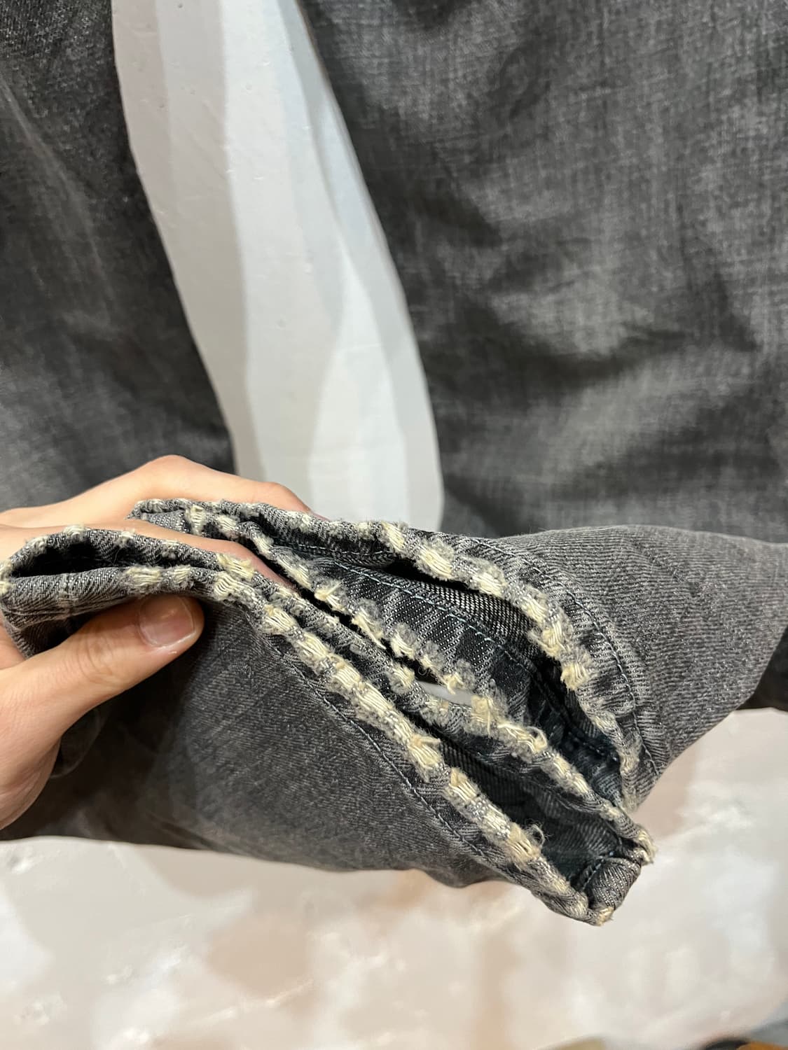 돌체앤가바나 14골드 디스 워시드 블랙 데님팬츠  상품이미지7