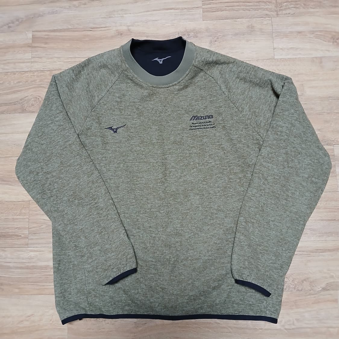 Mizuno 미즈노 양면 후리스 웜업 맨투맨 상품이미지5