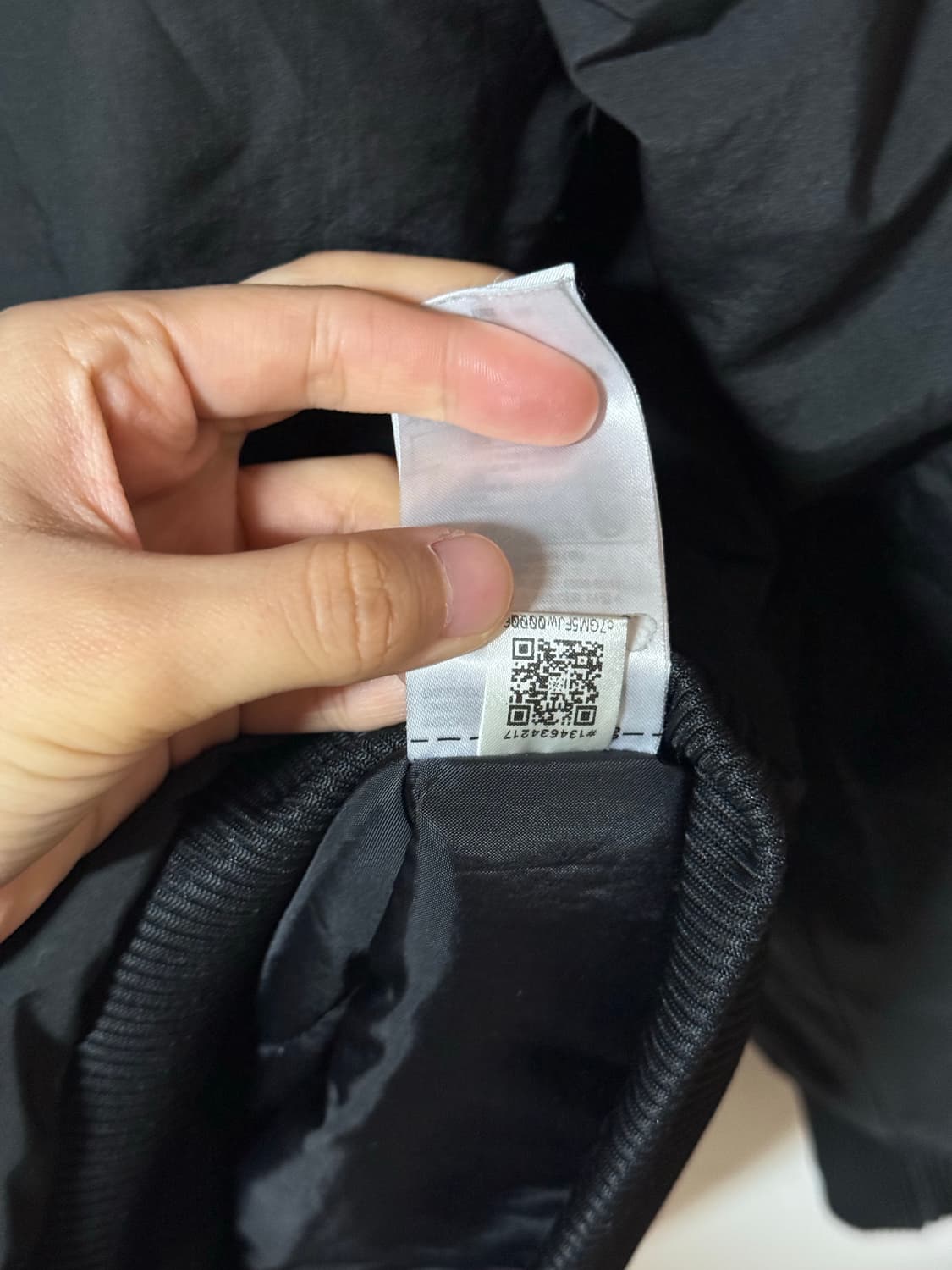 아디다스 봄버 후드 자켓 블랙 삼선 상품이미지9