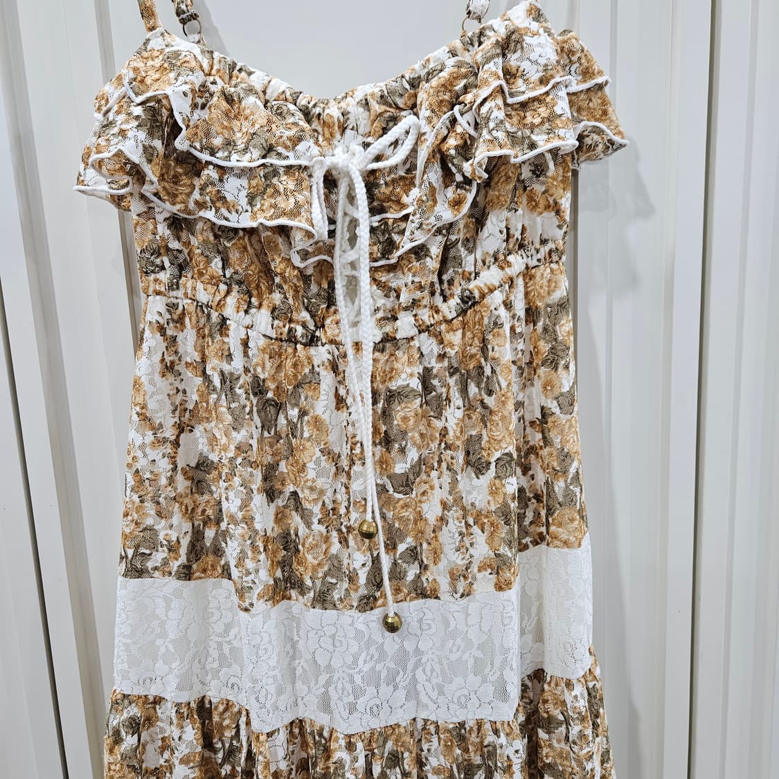 LIZ LISA(리즈리사) 플라워 레이스 롱 원피스 상품이미지3