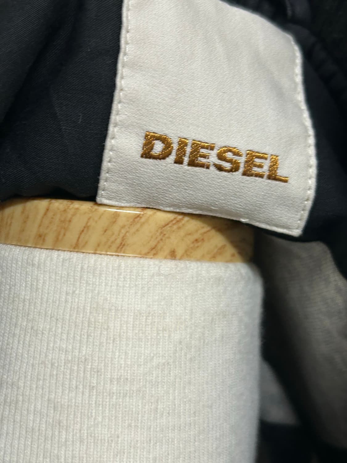 Disel 블랙 스타디움 코치 자켓 락시크 상품이미지4