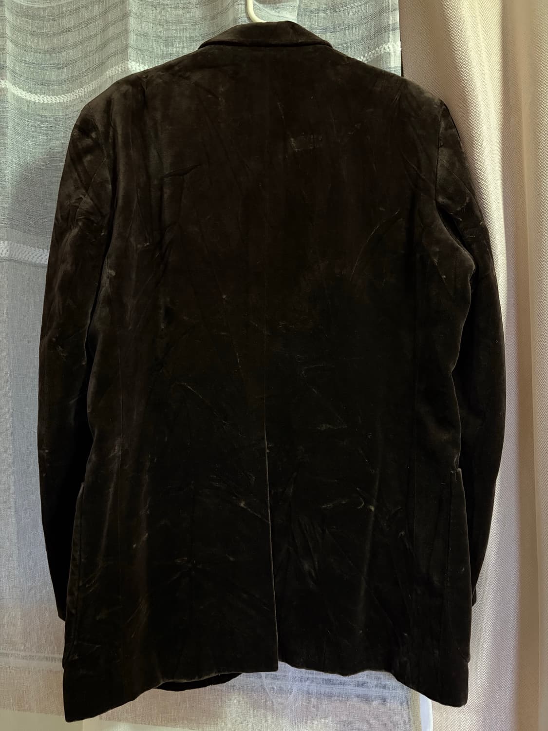 타카시마야 스웨이드 블레이저 다크 브라운 상품이미지2