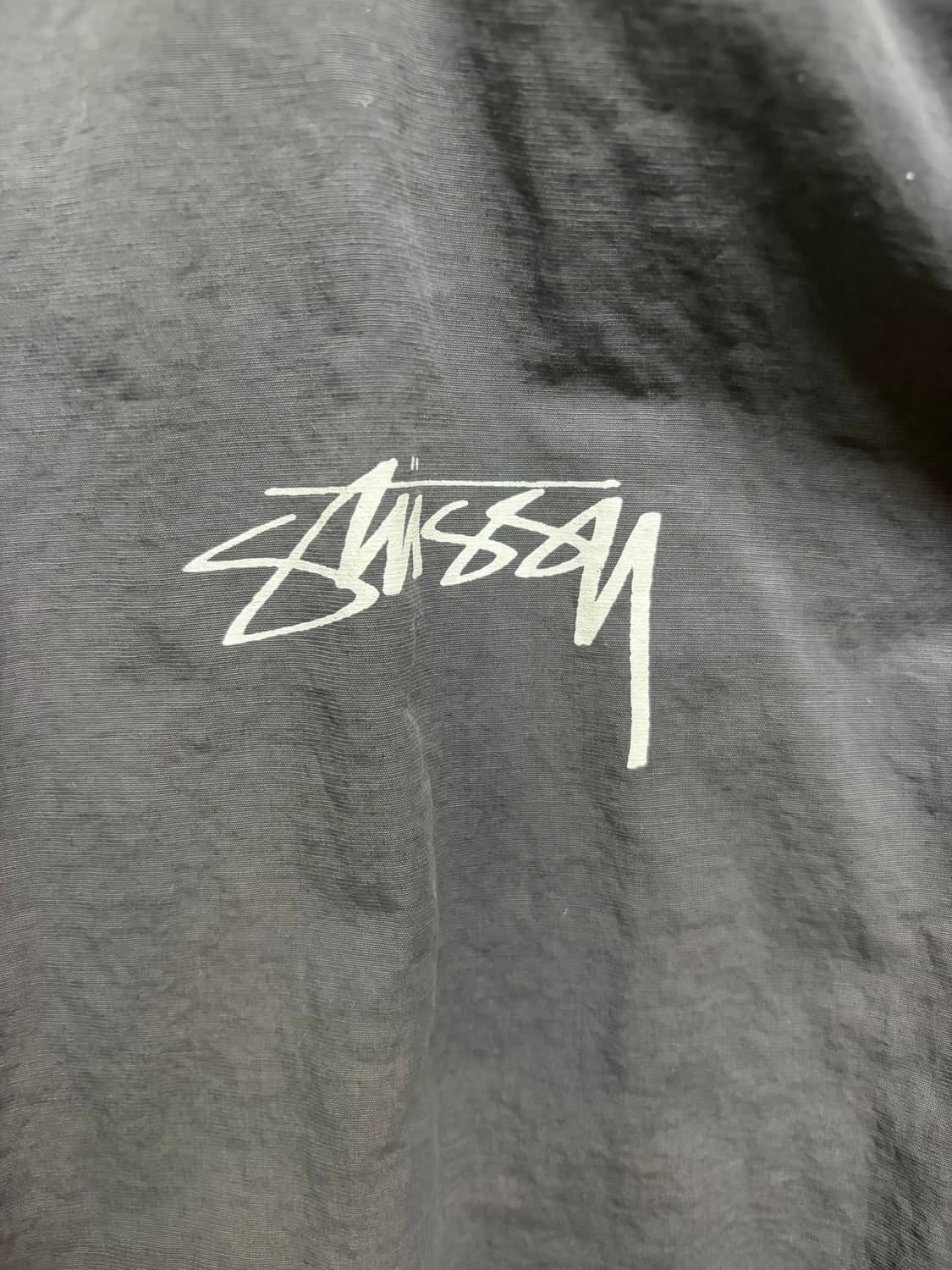 스투시 웨이브 다이 비치 쉘 자켓 블랙 xl 상품이미지4