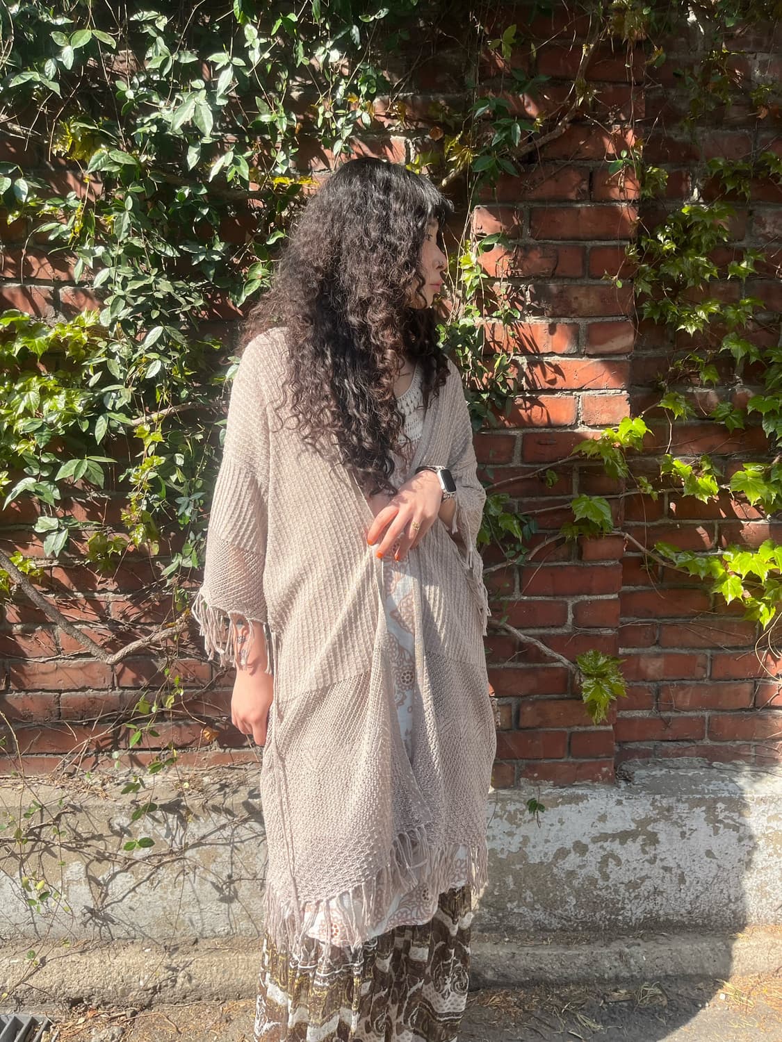 오트밀 아이보리 데일리 니트 가디건 상품이미지2