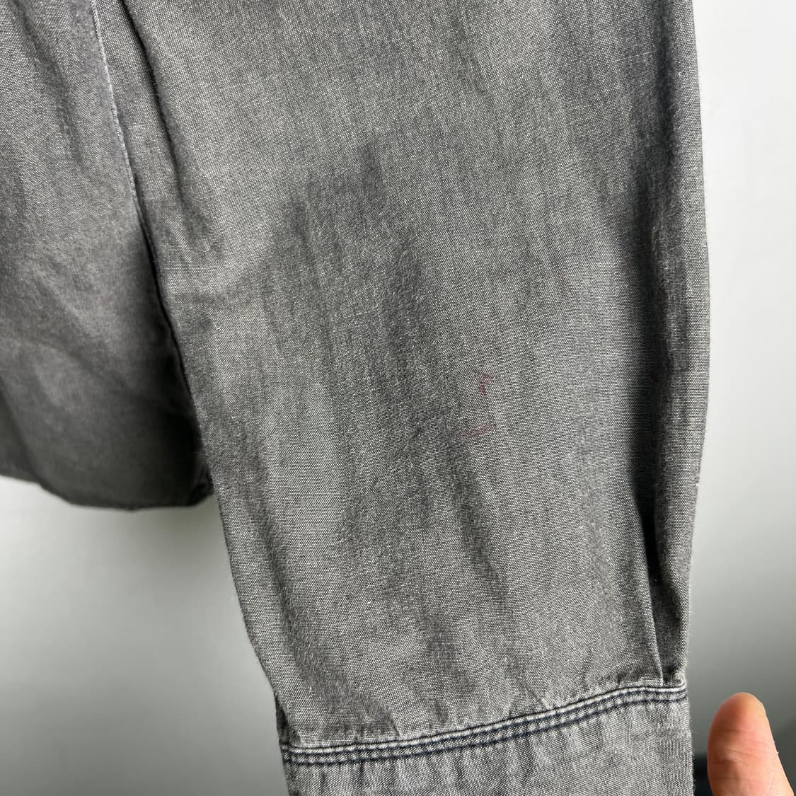 Avirex 아비렉스 밀리터리 데님 셔츠 L 상품이미지10