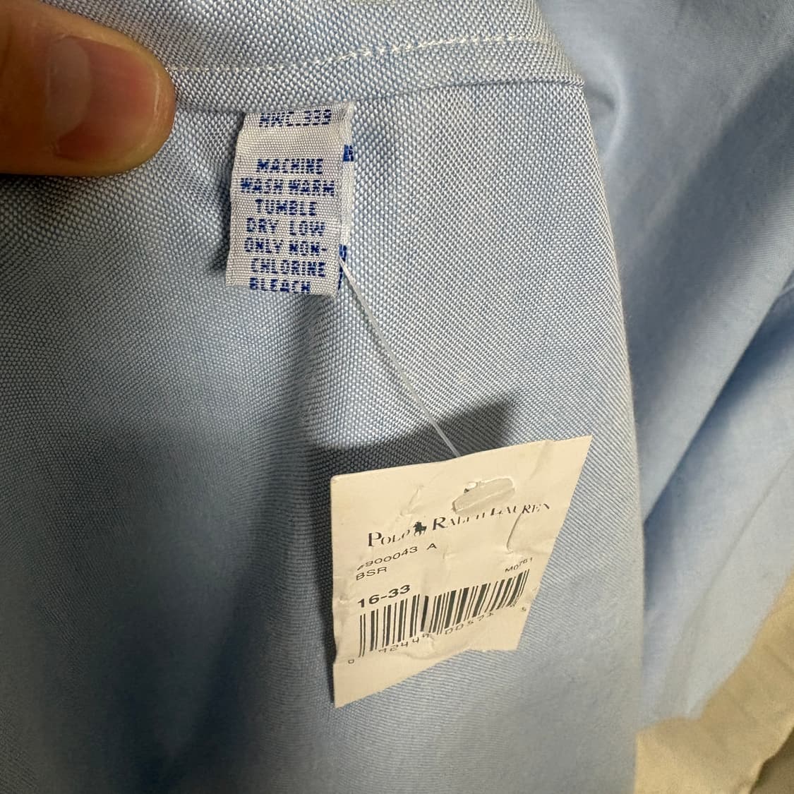 (새제품) 폴로 랄프로렌 옥스포드 셔츠 / 소라, XL 상품이미지9