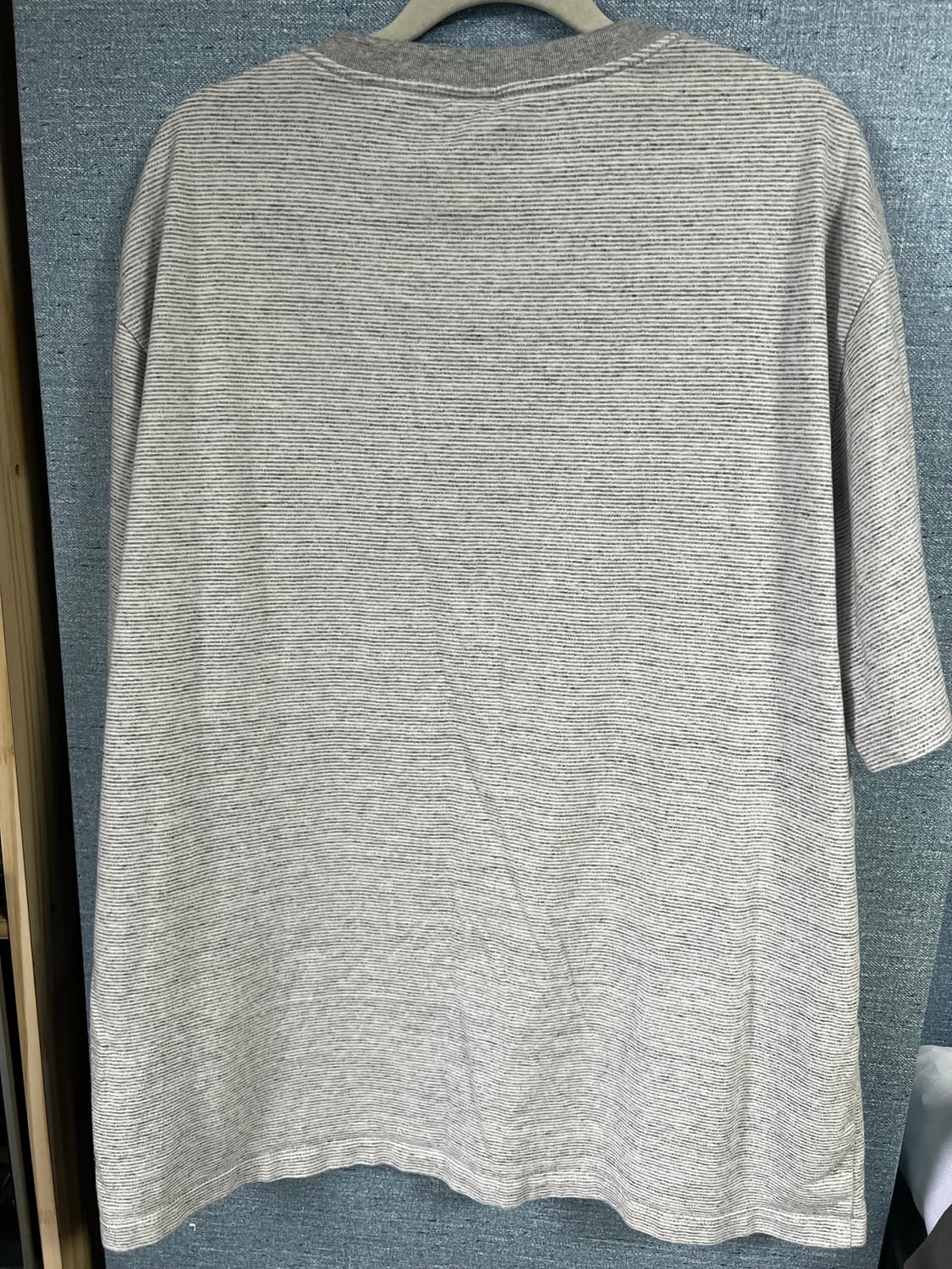 카키스 스트라이프 반팔티셔츠 4(xl) 상품이미지2