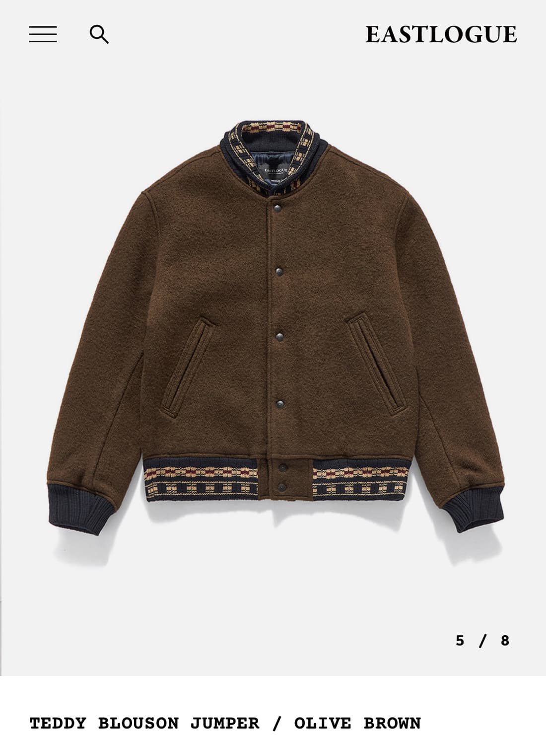 이스트로그 테디 블루종 판매 상품이미지1