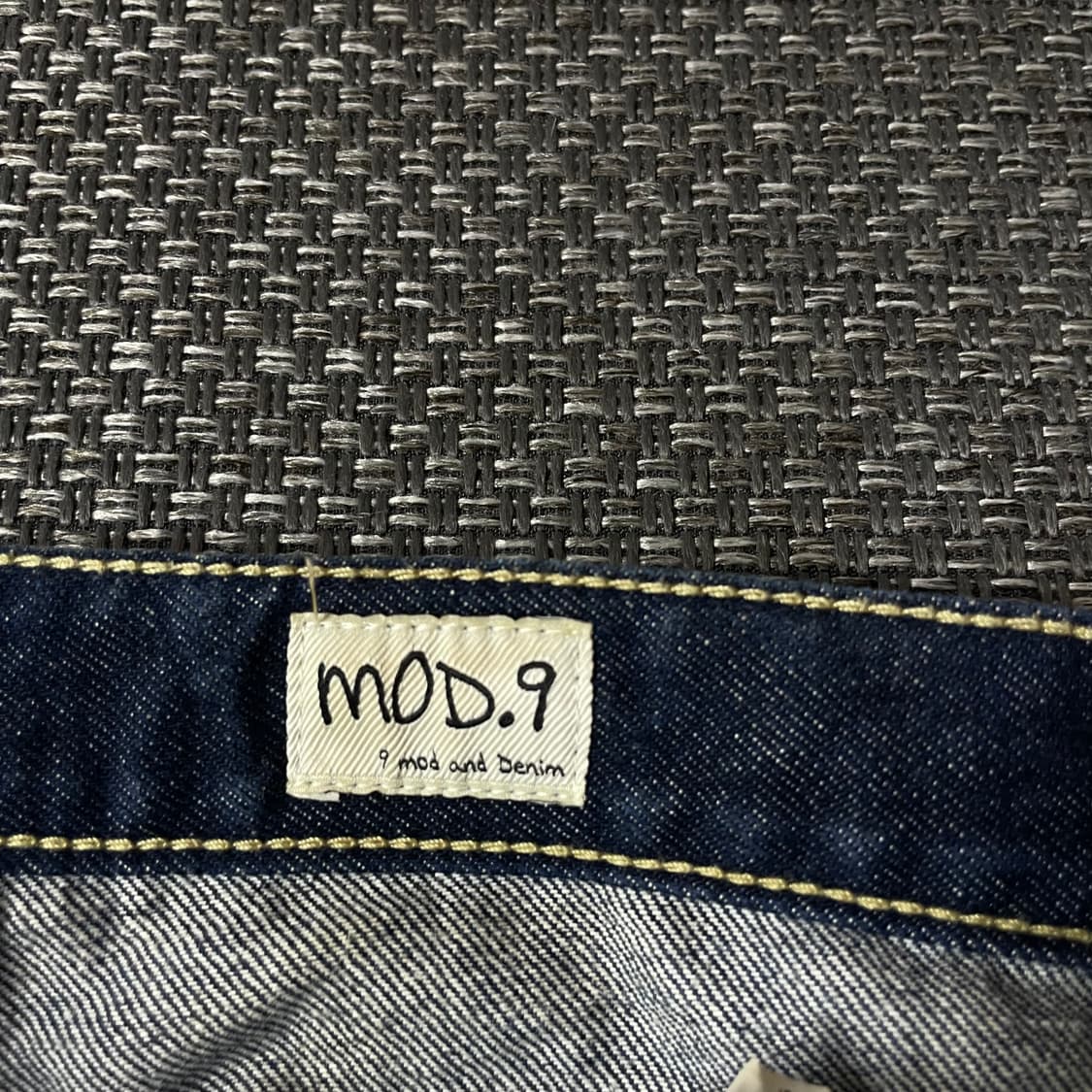 (32) 모드나인 인디고서울 진청 생지 데님 팬츠 상품이미지4