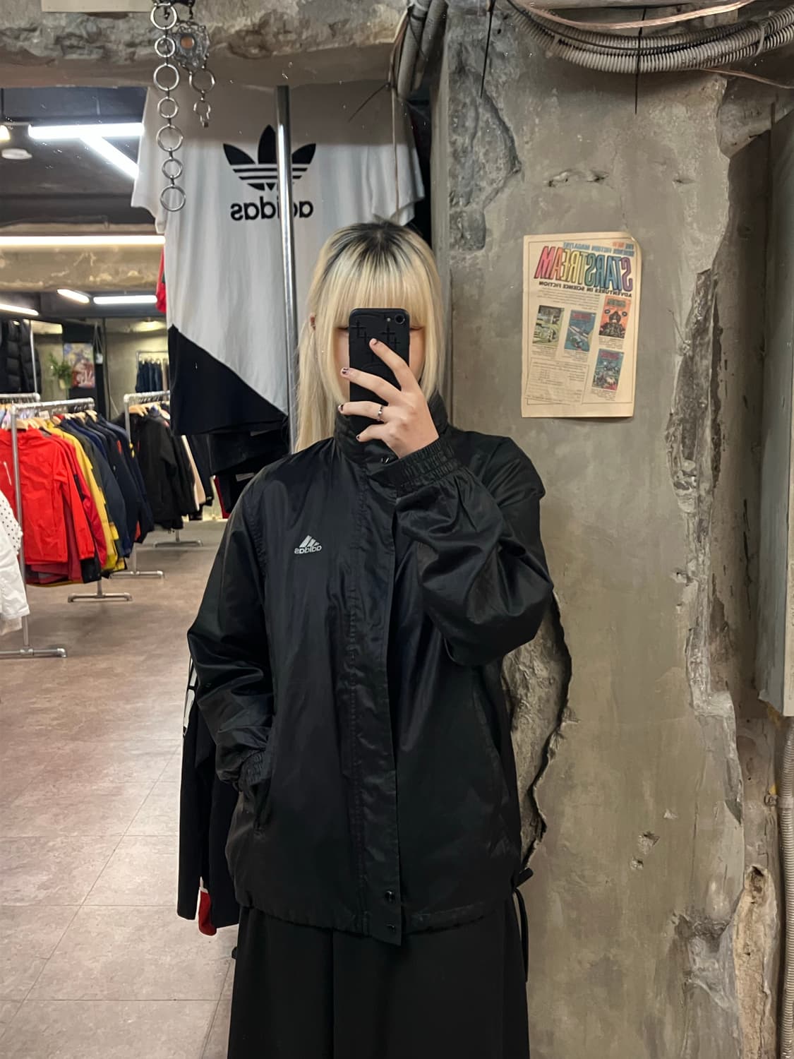 아디다스 바람막이 블랙 100 #csz2104 상품이미지2