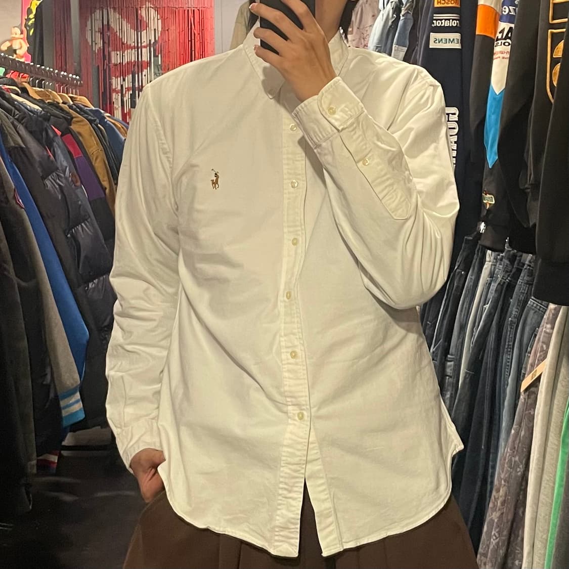 [IM] Polo 폴로랄프로렌 화이트 긴팔셔츠 상품이미지2