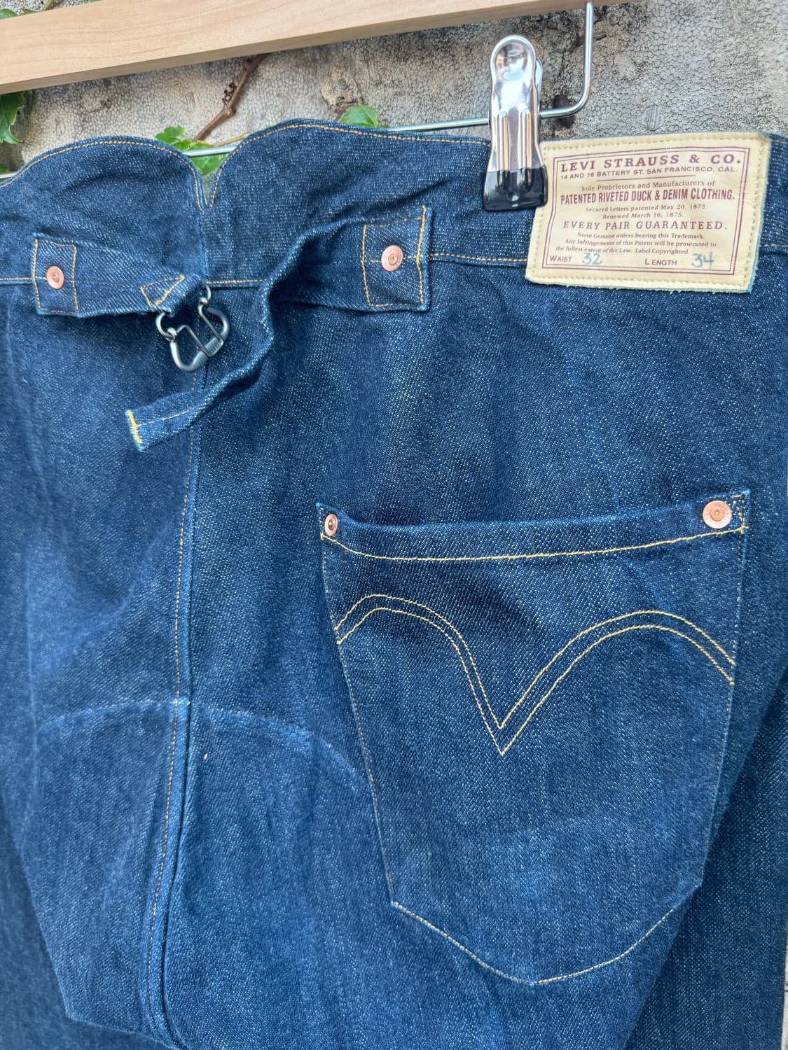 Lvc 1878 501xx 데님 팬츠 신치백 made in usa 32 상품이미지4