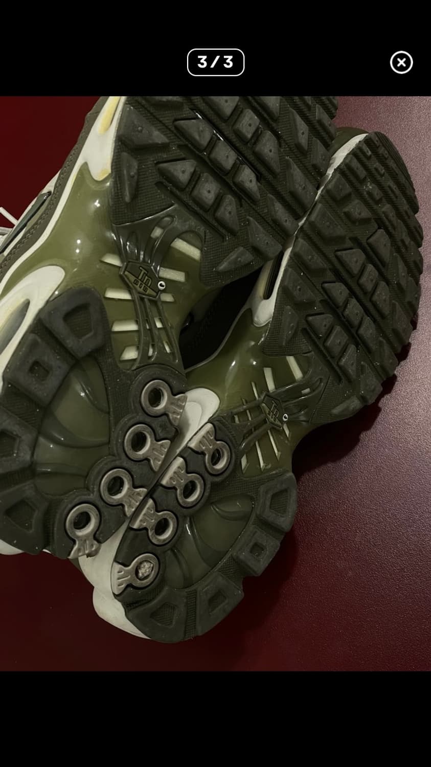 나이키 에어맥스 플러스 라이트 본 뉴트럴 올리브 상품이미지3