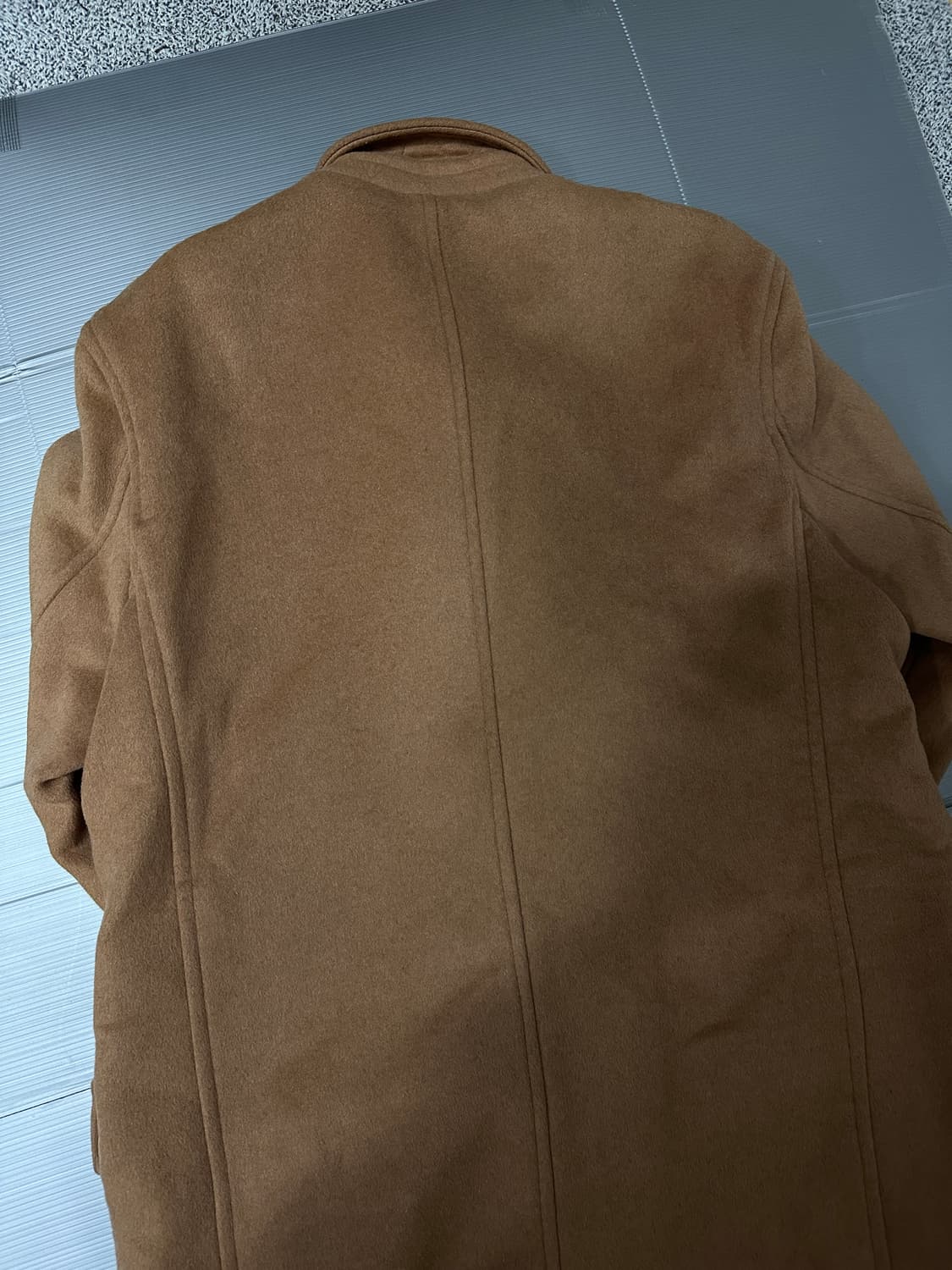 비슬로우 투 버튼 롱 코트 브라운 XL  상품이미지7