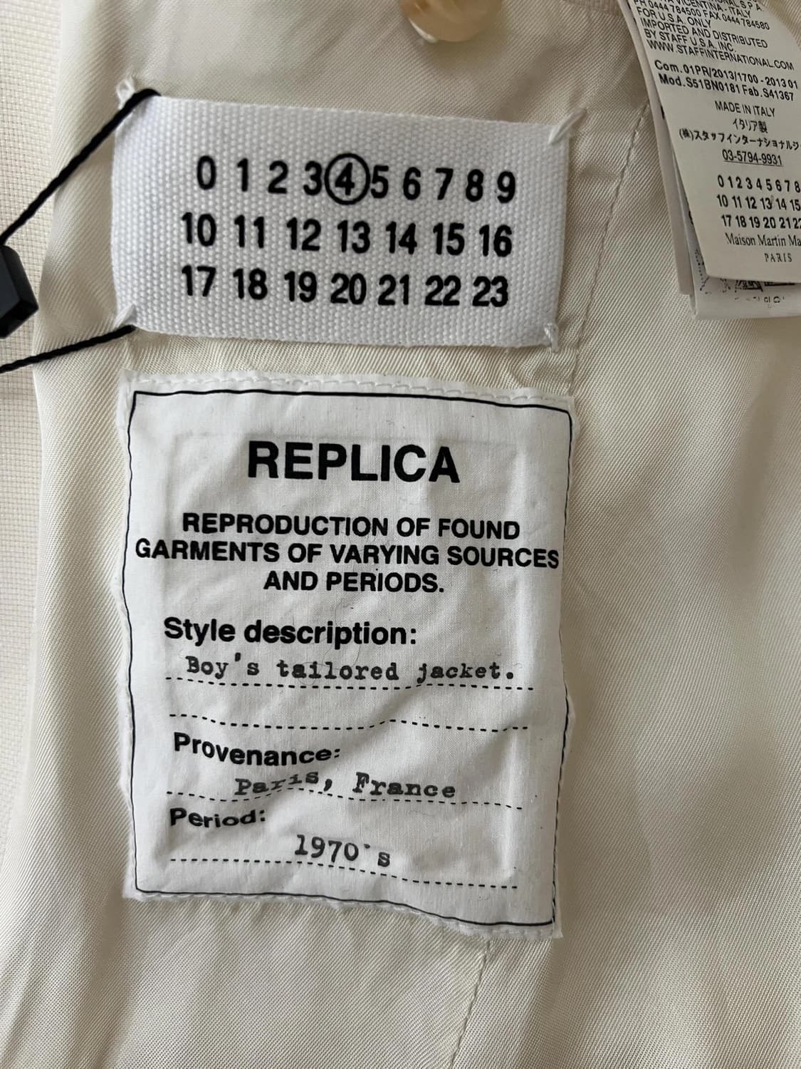 마르지엘라 블레이저 상품이미지2