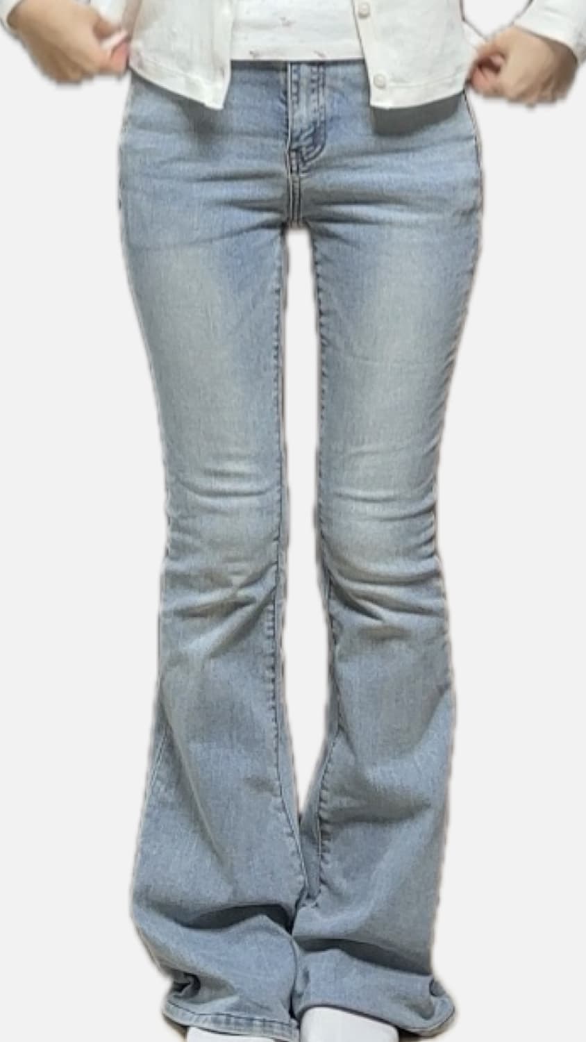 배드 블러드0119 로우라이즈 붓컷 진  상품이미지2